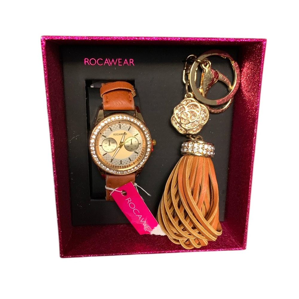 Rocawear Watch & Keychain Set